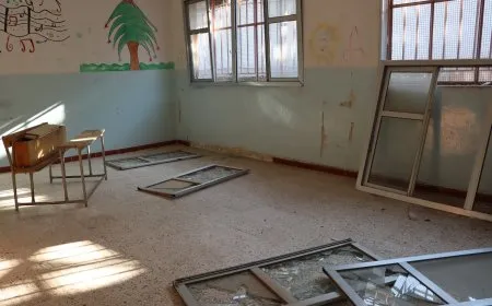 مشاهد.. مدارس متضررة وحرمان من التعليم جراء القصف التركي