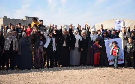 تضامن شعبي مع ذوي شاهين علي شهيد القصف التركي على شنكال