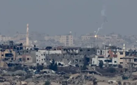 مقتل 21822 فلسطينياً منذ بدء الحرب بين حماس وإسرائيل 