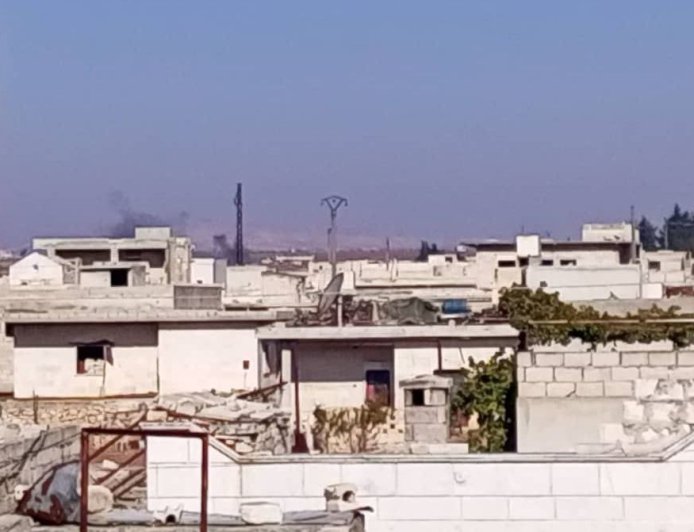 الاحتلال التركي يقصف محيط مركز ناحية تل رفعت