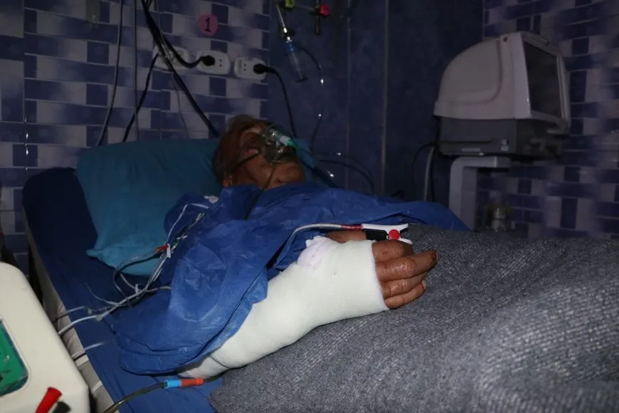 حالة المصاب عيسى أحمد حرجة