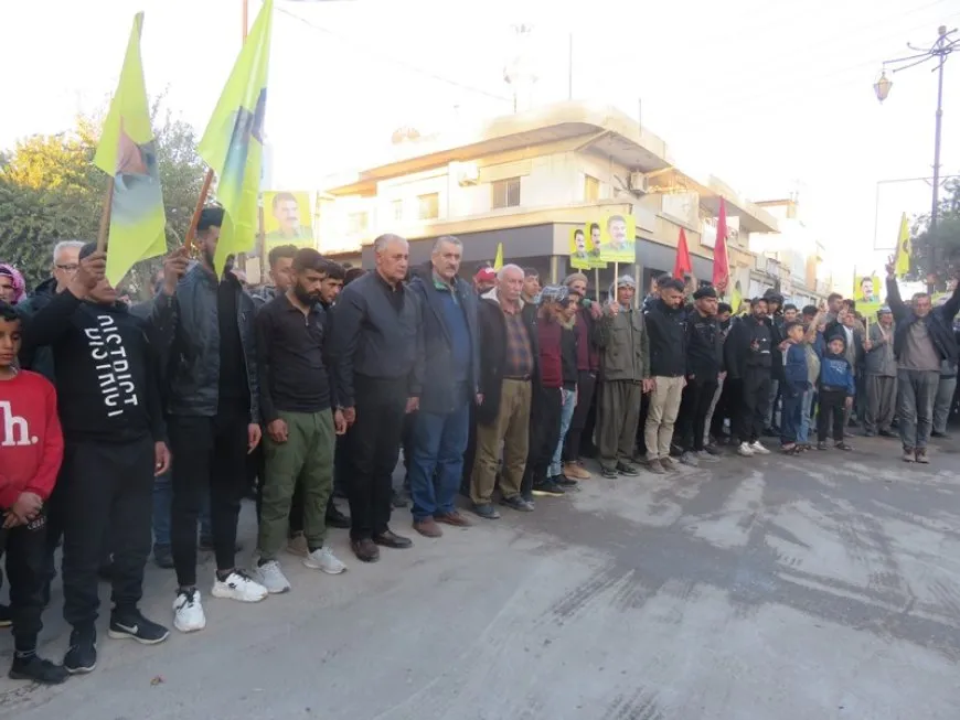 أهالي شمال وشرق سوريا يطالبون بالكشف عن وضع القائد عبدالله أوجلان