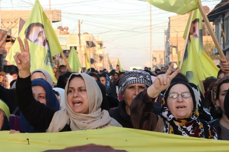 أهالي شمال وشرق سوريا يطالبون بالكشف عن وضع القائد عبدالله أوجلان
