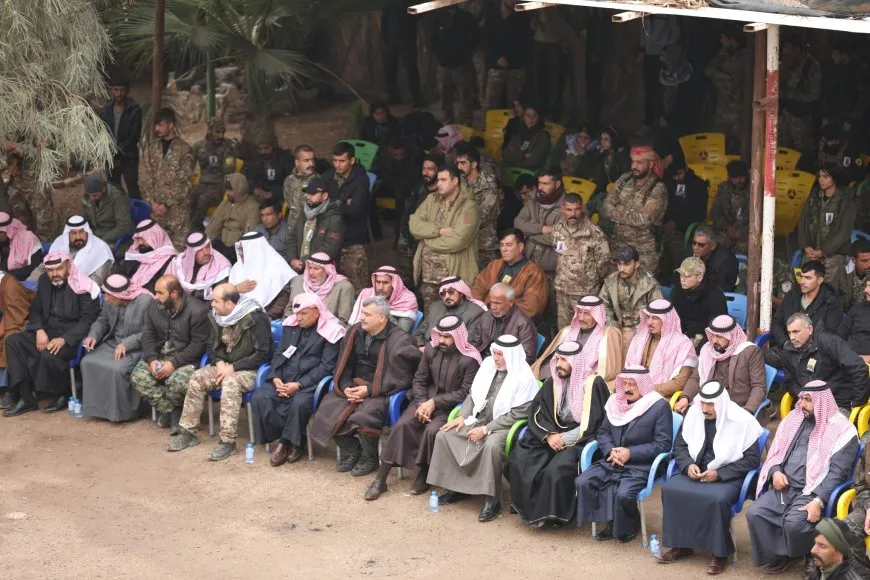مراسم وداع عسكرية للشهيد روني ولات في دير الزور