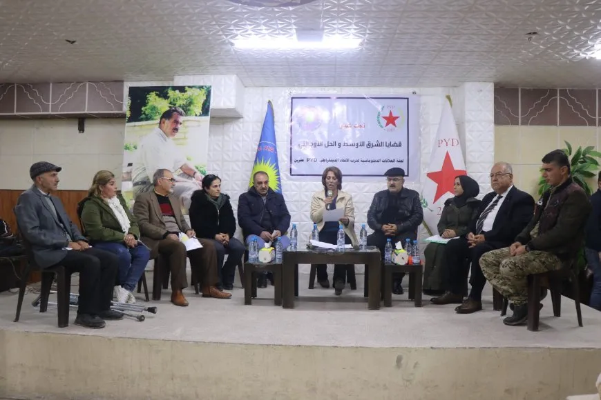 ندوة حوارية في حلب لمناقشة أبعاد الأمة الديمقراطية وأهمية تطبيقها في المرحلة الراهنة