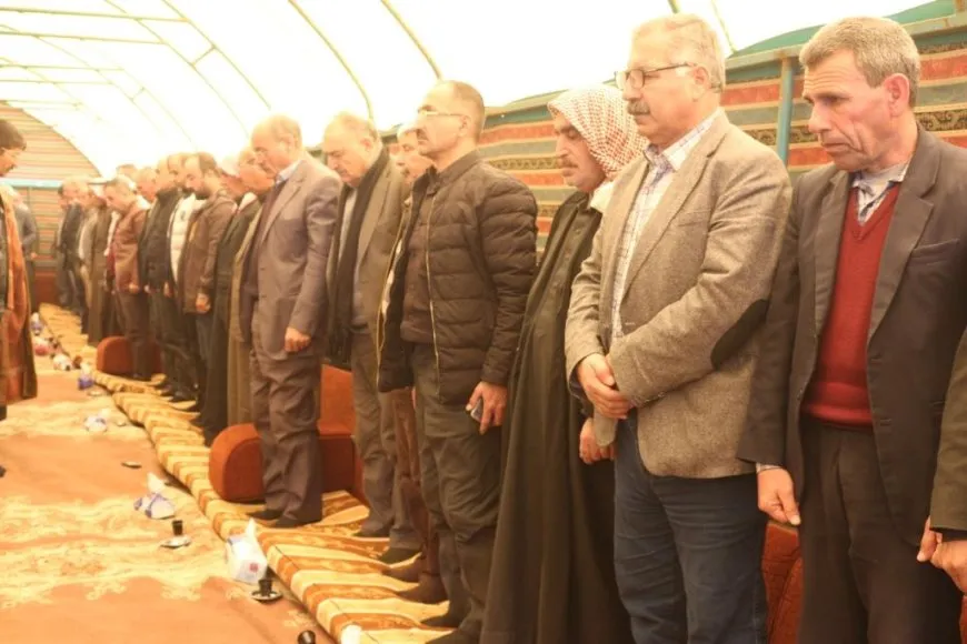 أهالي مقاطعة الفرات يقدّمون واجب العزاء لذوي الكريلا باران مظلوم