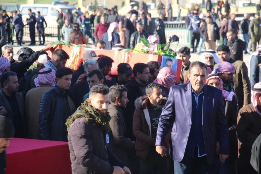 جثمان الشهيد فرج الناصر يوارى الثرى في منبج