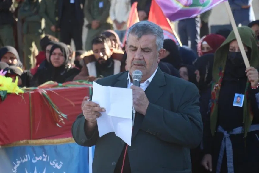 جثمان الشهيد فرج الناصر يوارى الثرى في منبج