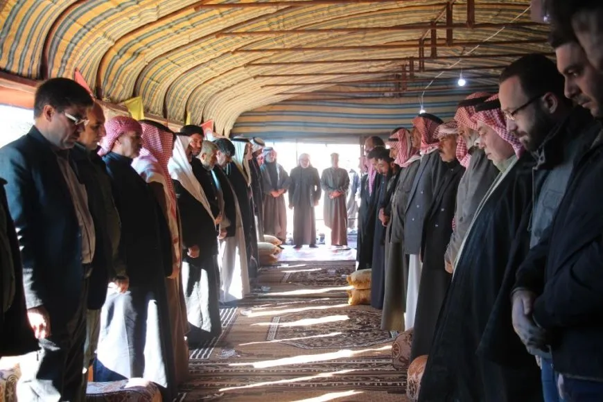 تقديم واجب العزاء لذوي الشهيد فرج الناصر وتعهّد بمواصلة دربه