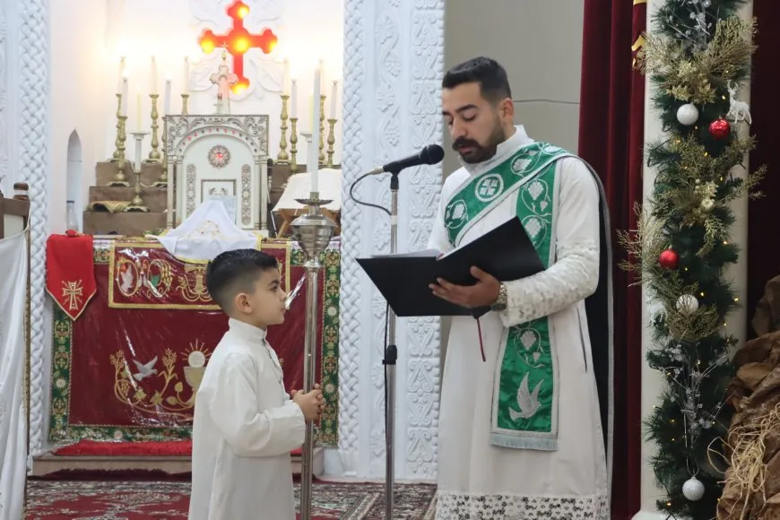مسيحيو إقليم شمال وشرق سوريا يحتفلون بميلاد السيد المسيح