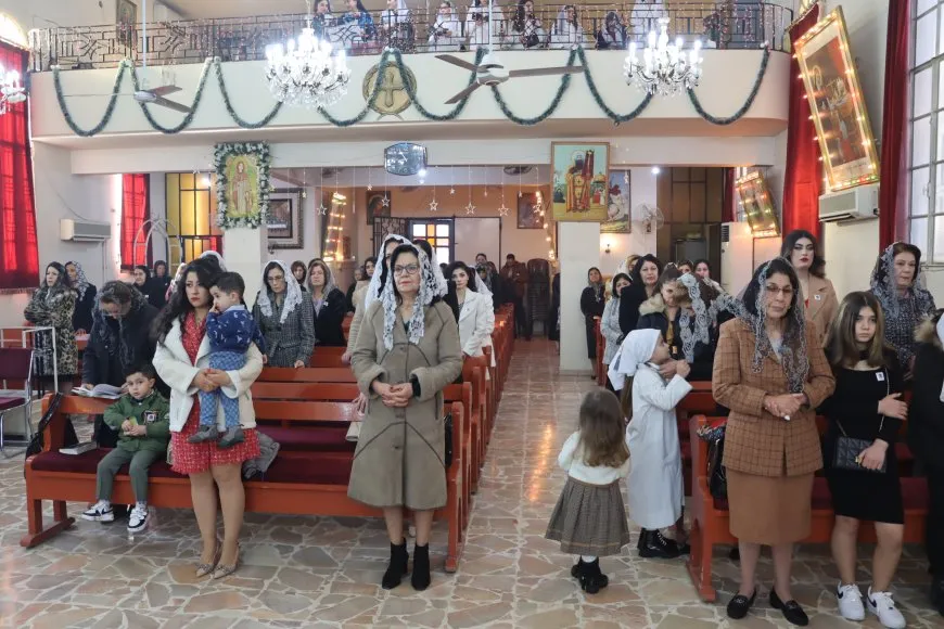 مسيحيو إقليم شمال وشرق سوريا يحتفلون بميلاد السيد المسيح