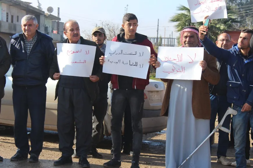 غضب شعبي واسع وتنديد بهجمات الاحتلال التركي على المنطقة 