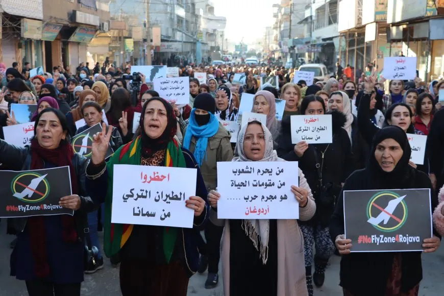بالتأكيد على المقاومة رد أهالي إقليم شمال وشرق سوريا على الهجمات