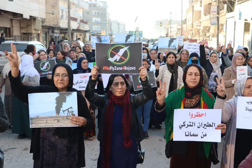 بالتأكيد على المقاومة رد أهالي إقليم شمال وشرق سوريا على الهجمات