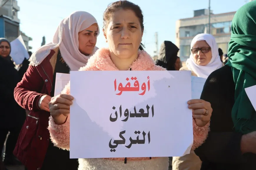 بالتأكيد على المقاومة رد أهالي إقليم شمال وشرق سوريا على الهجمات