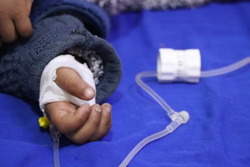 بمعدل 15 حالة ازدياد معدل أمراض الأطفال نتيجة الحصار