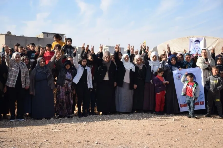 Şêniyên kantona Firatê sersaxî ji malbata şehîd Şahîn Elî re xwest