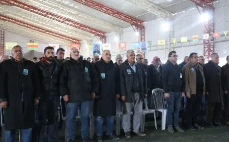 أهالي عامودا يقدّمون واجب العزاء لذوي الشهيد جمعة حسو