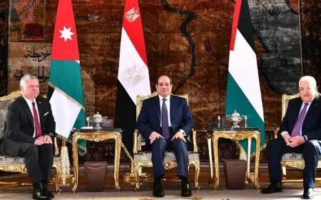 قمة أردنية – مصرية – فلسطينية اليوم