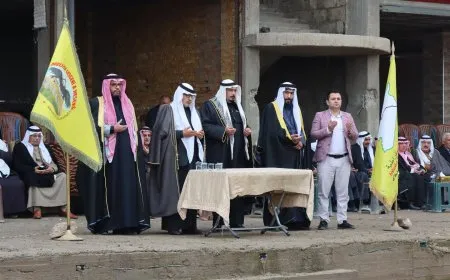 مراسم صلح بين قبيلتي السادة النعيم والجحيش في الحسكة