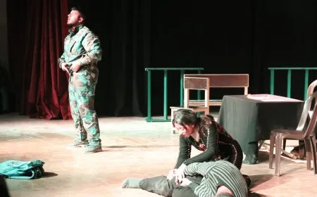 عرض مسرحية "كش ملك" في اليوم السابع لمهرجان ميتان المسرحي