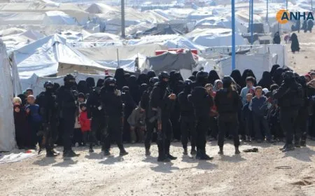 القبض على داعشي متنكر بزيّ النساء والعثور على أنفاق بمخيم الهول