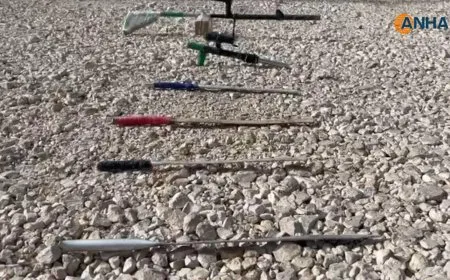 العثور على أسلحة بيضاء في قسم المهاجرات بمخيم الهول 