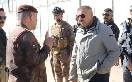 الانتهاء من نصب الجدار الإسمنتي على الحدود العراقية السورية في منطقة الباغوز
