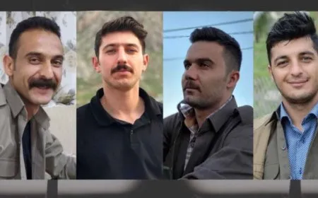 إعدام 4 شبان كرد في إيران