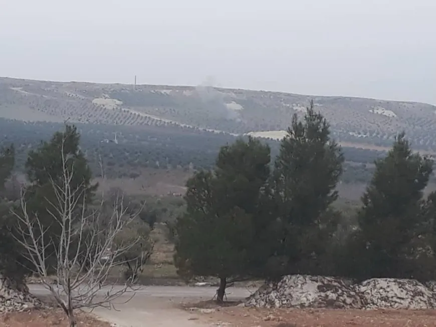 Turkish occupation army bombs rural Manbij