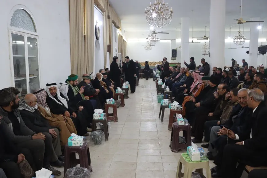 تقديم واجب العزاء لذوي الشيخ عبيد الله القادري الحسيني