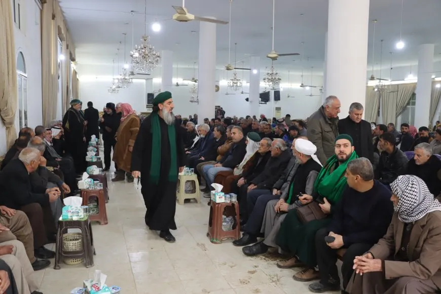 تقديم واجب العزاء لذوي الشيخ عبيد الله القادري الحسيني
