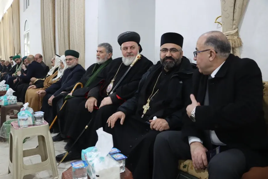 تقديم واجب العزاء لذوي الشيخ عبيد الله القادري الحسيني