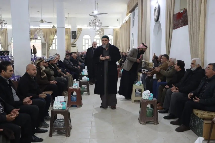تقديم واجب العزاء لذوي الشيخ عبيد الله القادري الحسيني
