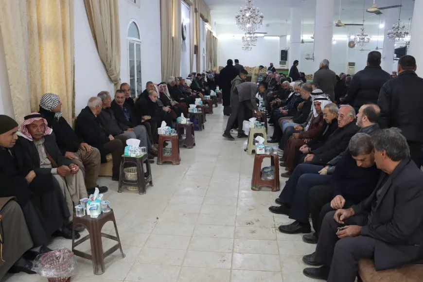 تقديم واجب العزاء لذوي الشيخ عبيد الله القادري الحسيني