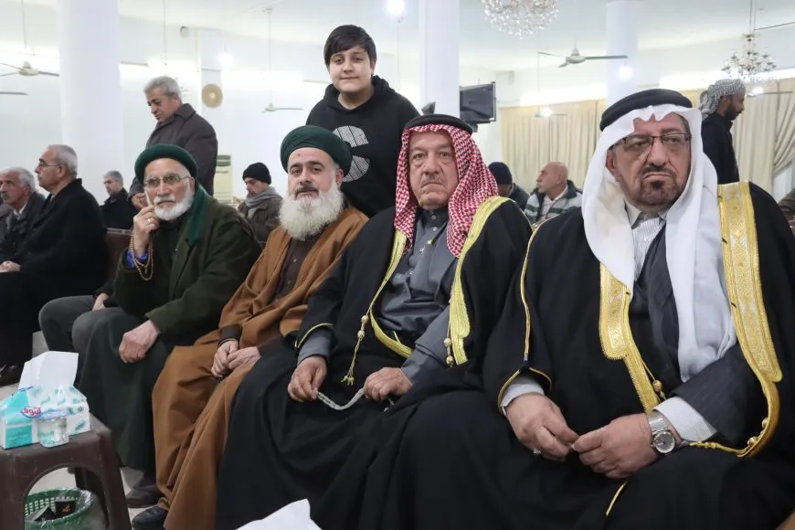 تقديم واجب العزاء لذوي الشيخ عبيد الله القادري الحسيني