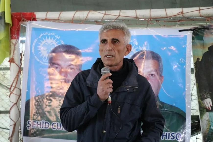 أهالي عامودا يقدّمون واجب العزاء لذوي الشهيد جمعة حسو