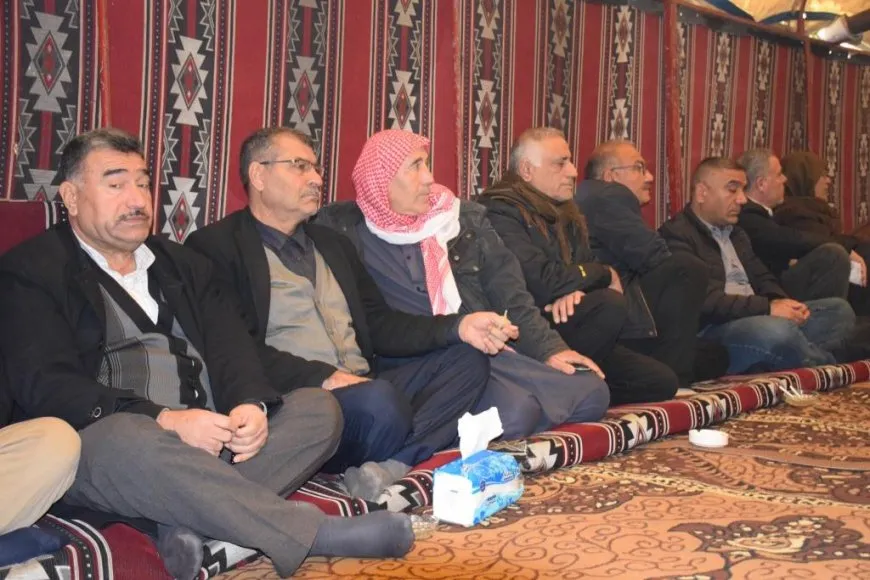 تقديم العزاء لذوي مقاتل قسد الشهيد عكيد في كوباني