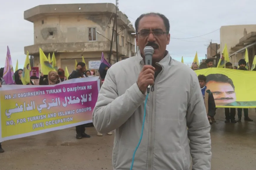 أهالي مقاطعة الجزيرة ينددون بهجمات الاحتلال التركي
