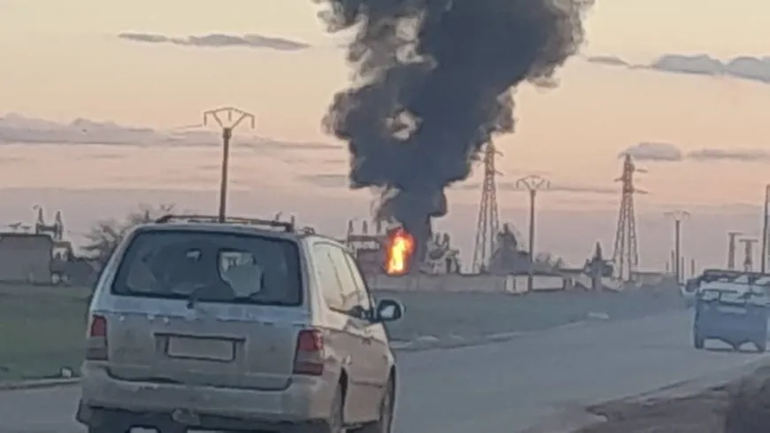 قصف جوي  لناحية عامودا بمقاطعة الجزيرة