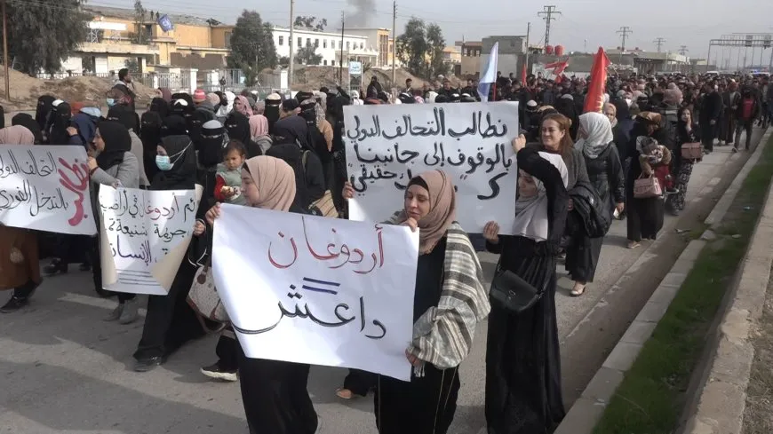 "غضب شعبي وإصرار على المقاومة" خلال الفعاليات المنددة بالهجمات التركية