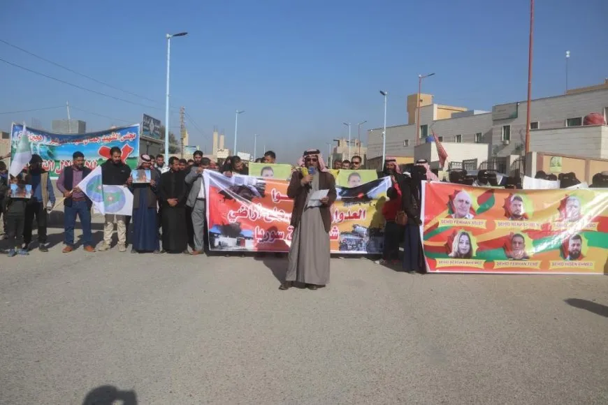 أهالي مقاطعة دير الزور ينددون بالهجمات التركية
