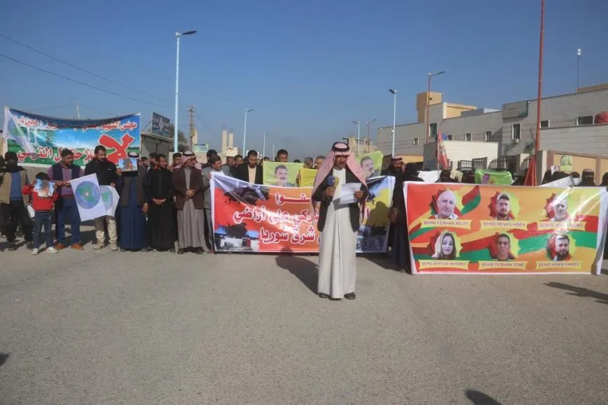 أهالي مقاطعة دير الزور ينددون بالهجمات التركية