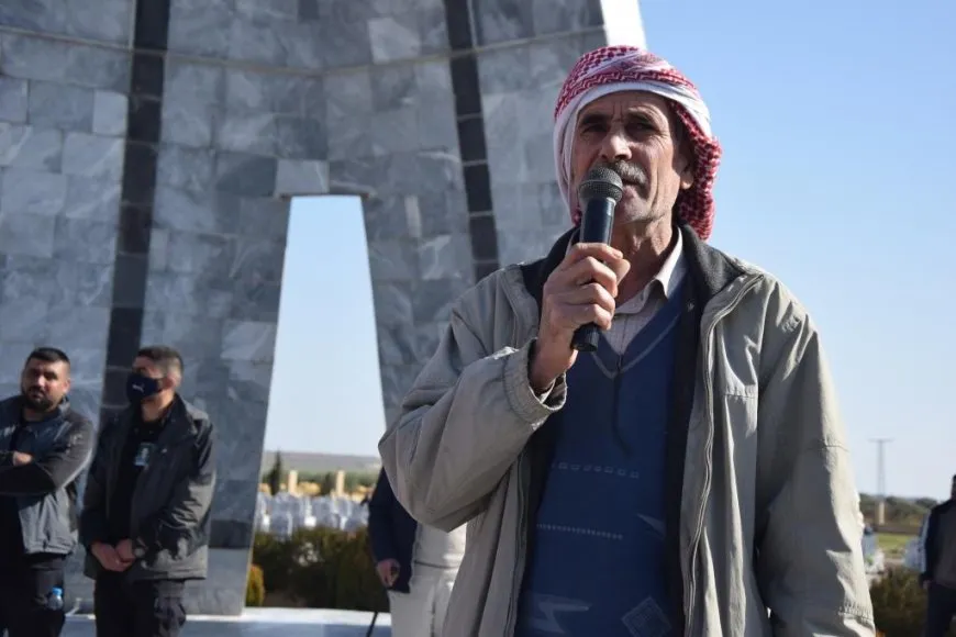 تشييع جثمان الشهيدة نودم وان ومراسم غيابية للشهيد رزكار في كوباني