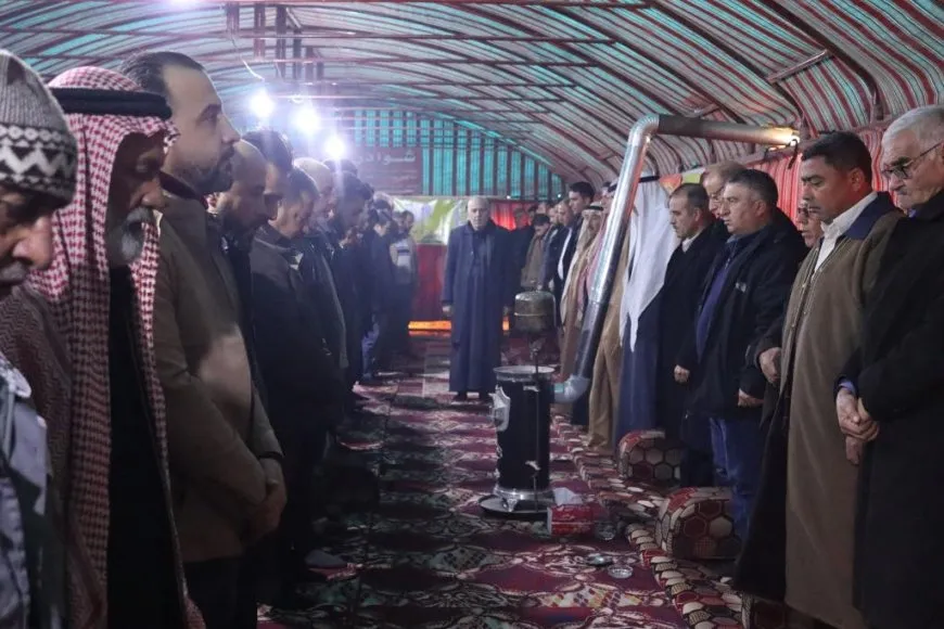 أهالي مقاطعة الرقة يقدمون واجب العزاء لذوي الشهيد بروسك زندورا