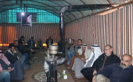 تقديم واجب العزاء لذوي مقاتل HRE الشهيد عبد الرحمن الصوفي