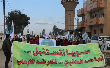 شباب حزب سوريا المستقبل ينددون بهجمات الاحتلال التركي على المنطقة