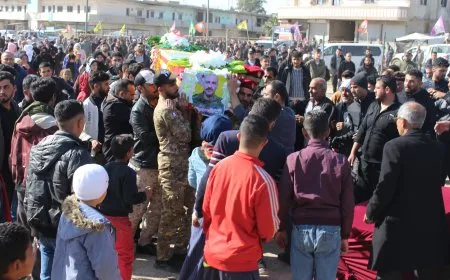 مشيّعون يؤكدون: حماية الثورة هو عهدنا للشهيد
