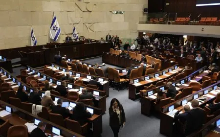 الكنيست يرفض "دولة فلسطينية من جانب واحد"