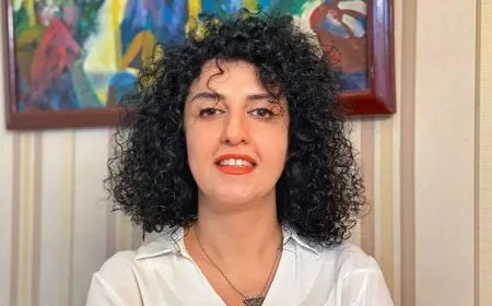 نرجس محمدي تقاطع الانتخابات الإيرانية